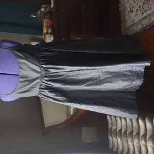 J. Crew Charcoal Silk Dress